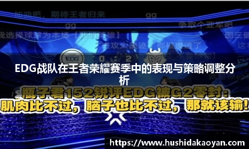 EDG战队在王者荣耀赛季中的表现与策略调整分析